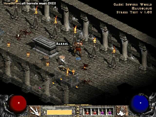 Barrels in Diablo II (from Gamespot)